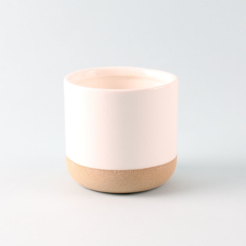 Straight Antiqued Ceramic Pot