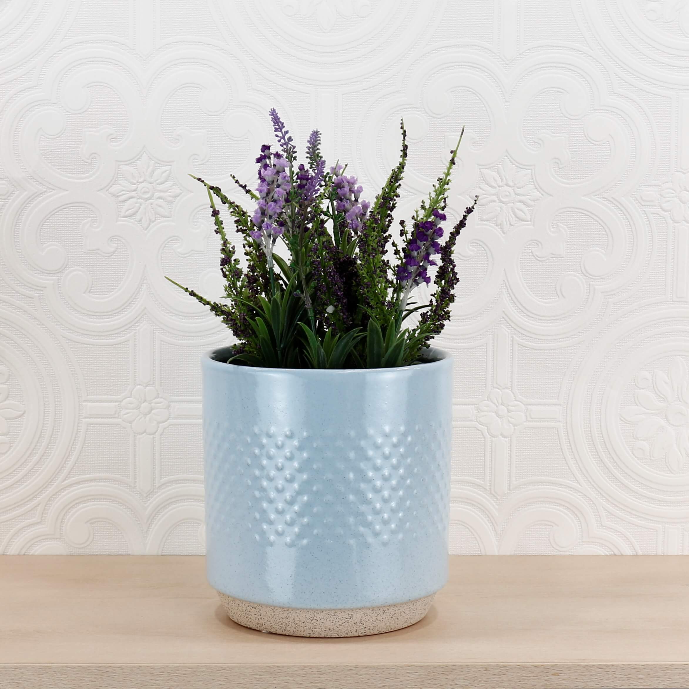 Embossed Ceramic Spot Pots
