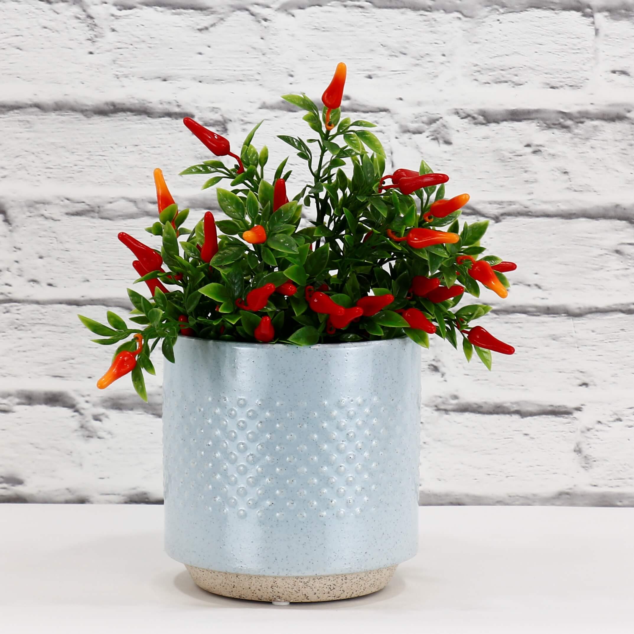 Embossed Ceramic Spot Pots