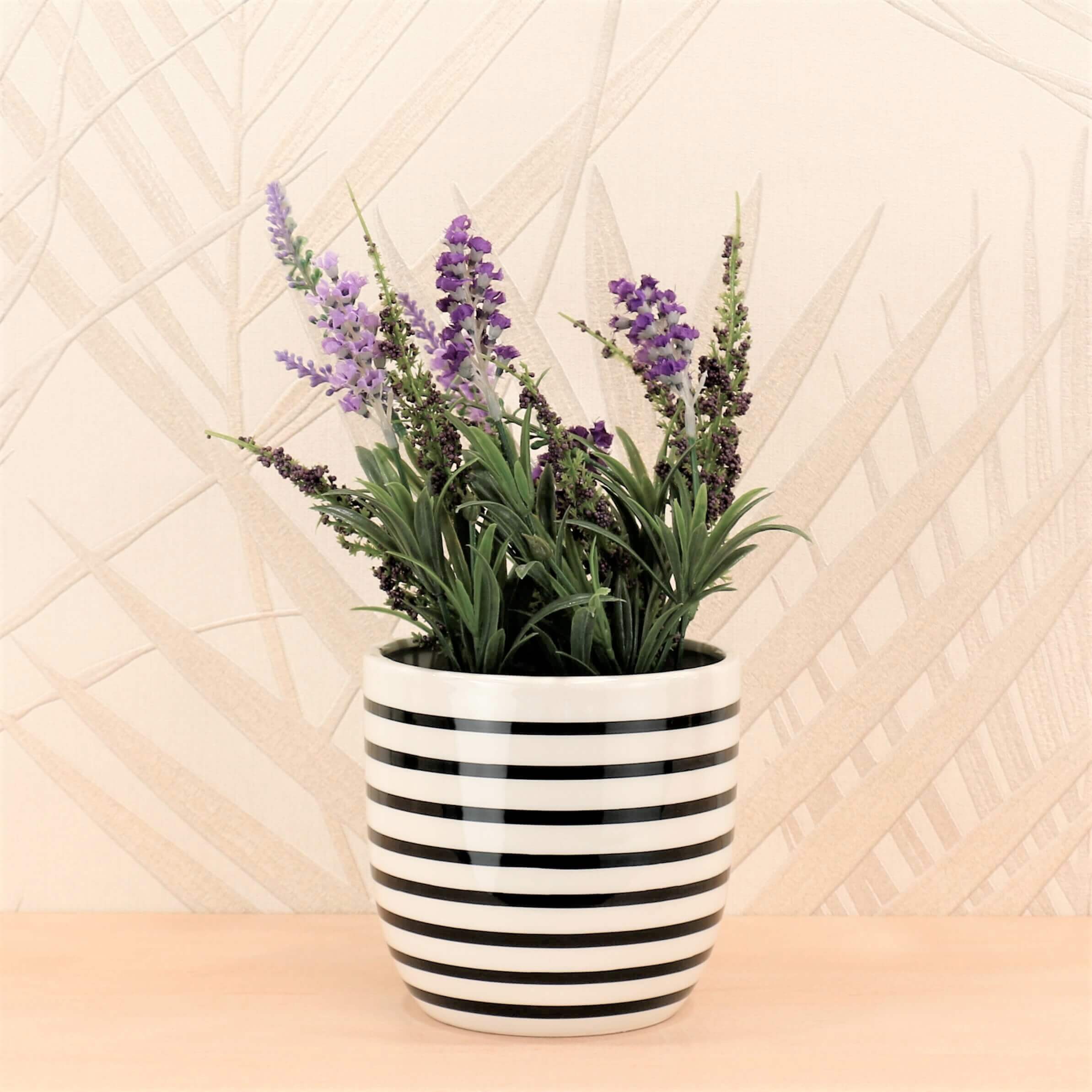 White Banded Pot