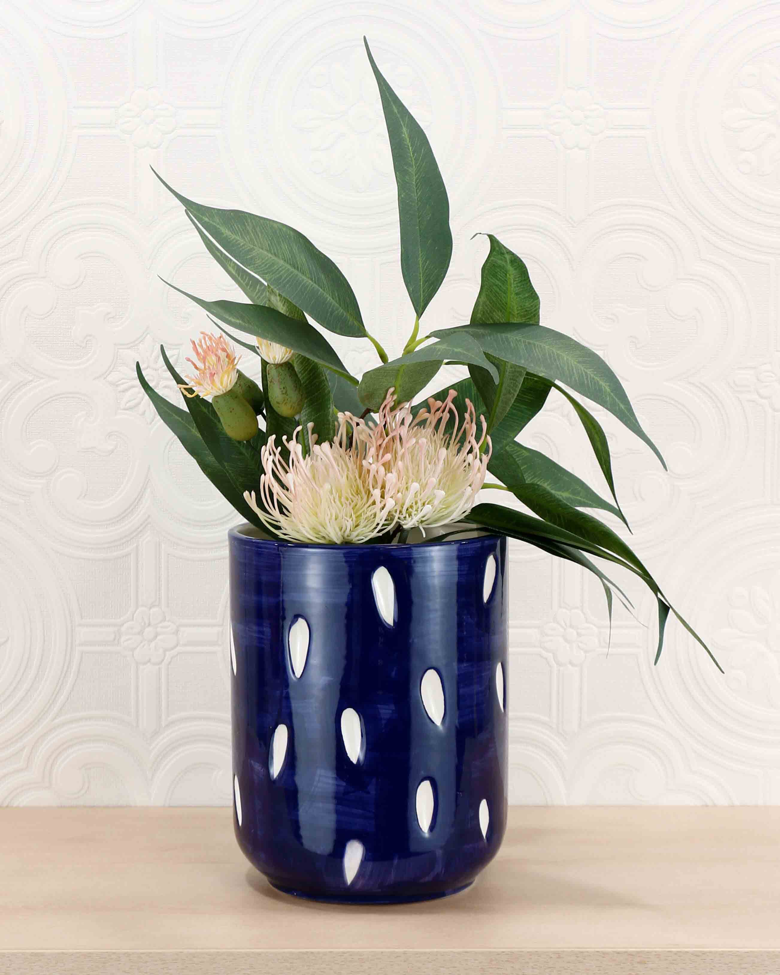Blue And White Planters