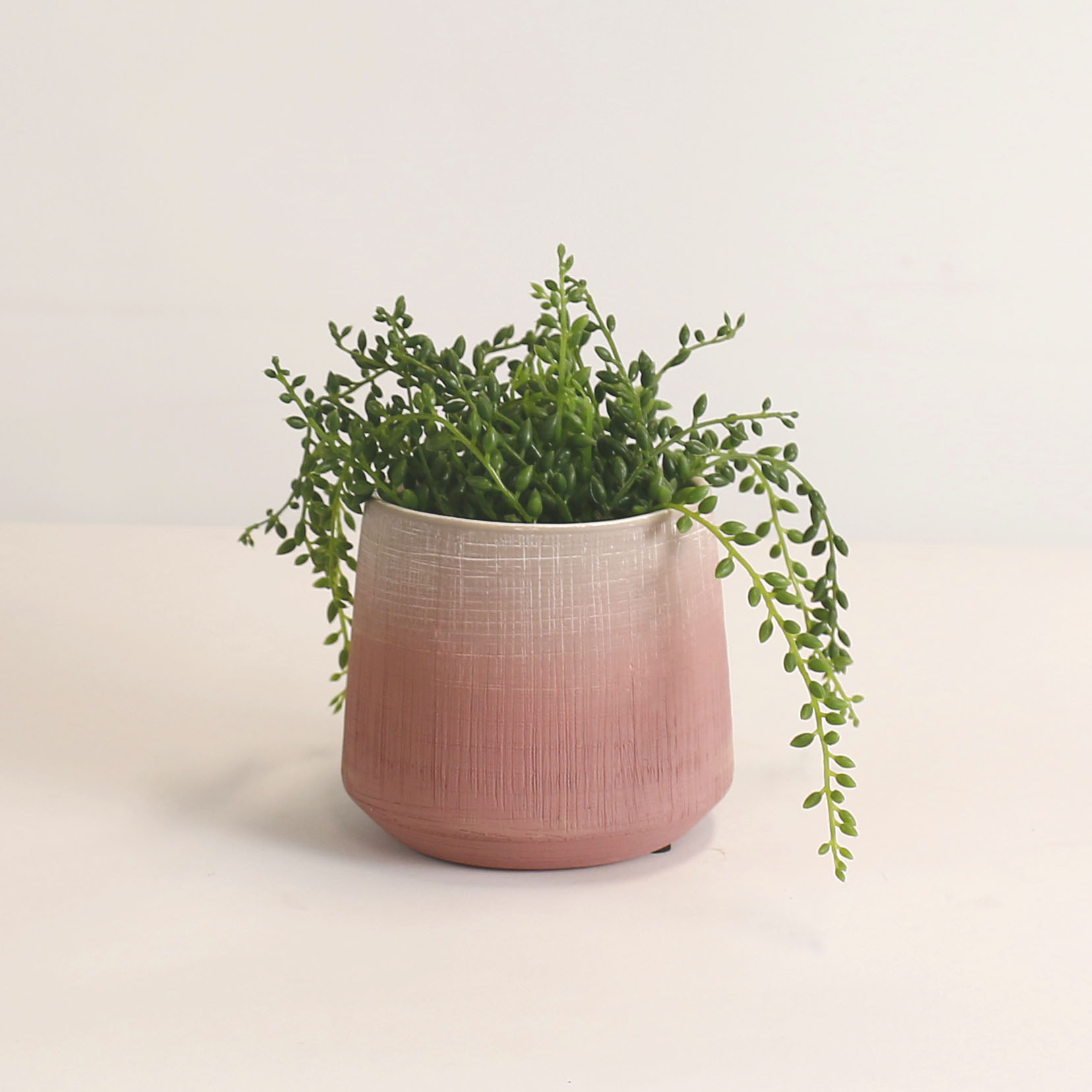 Horizon Blush Ceramic Pot