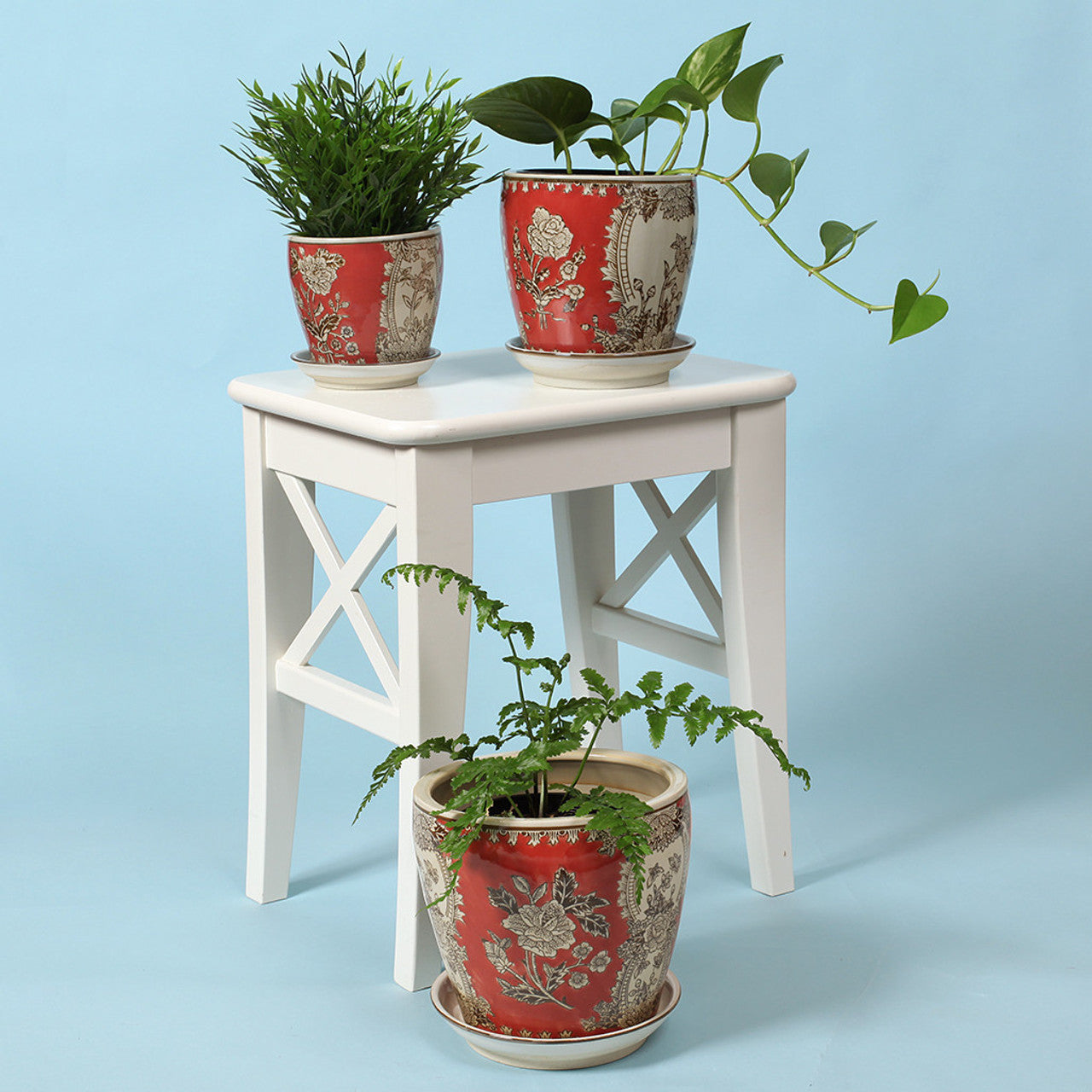 Tangerine Ceramic Planter