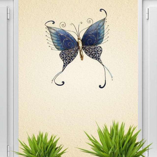 Beautiful Blue Butterfly Wall Art