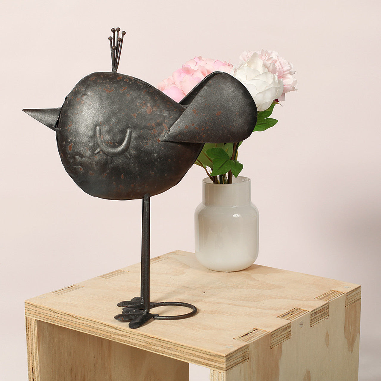 Chickadee Metal Decor