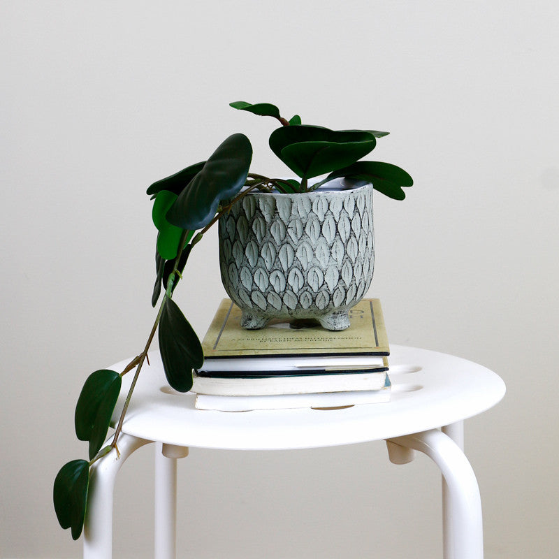 Embossed Leaf Planter