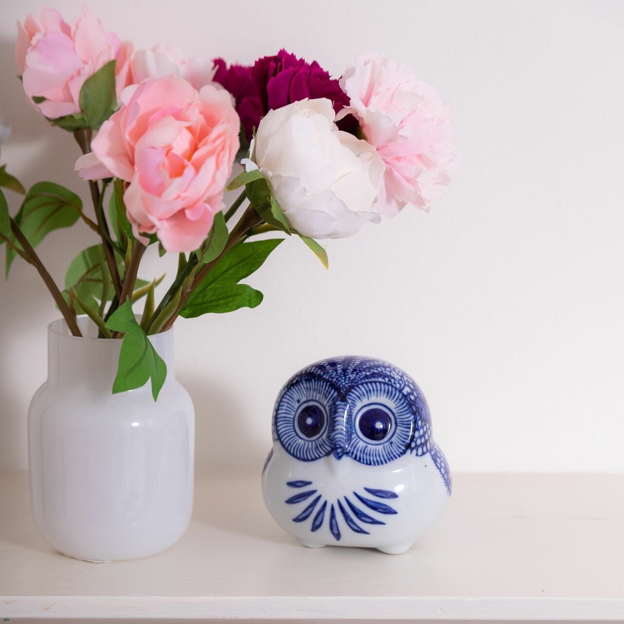 Baby Owl Ceramic Figurine
