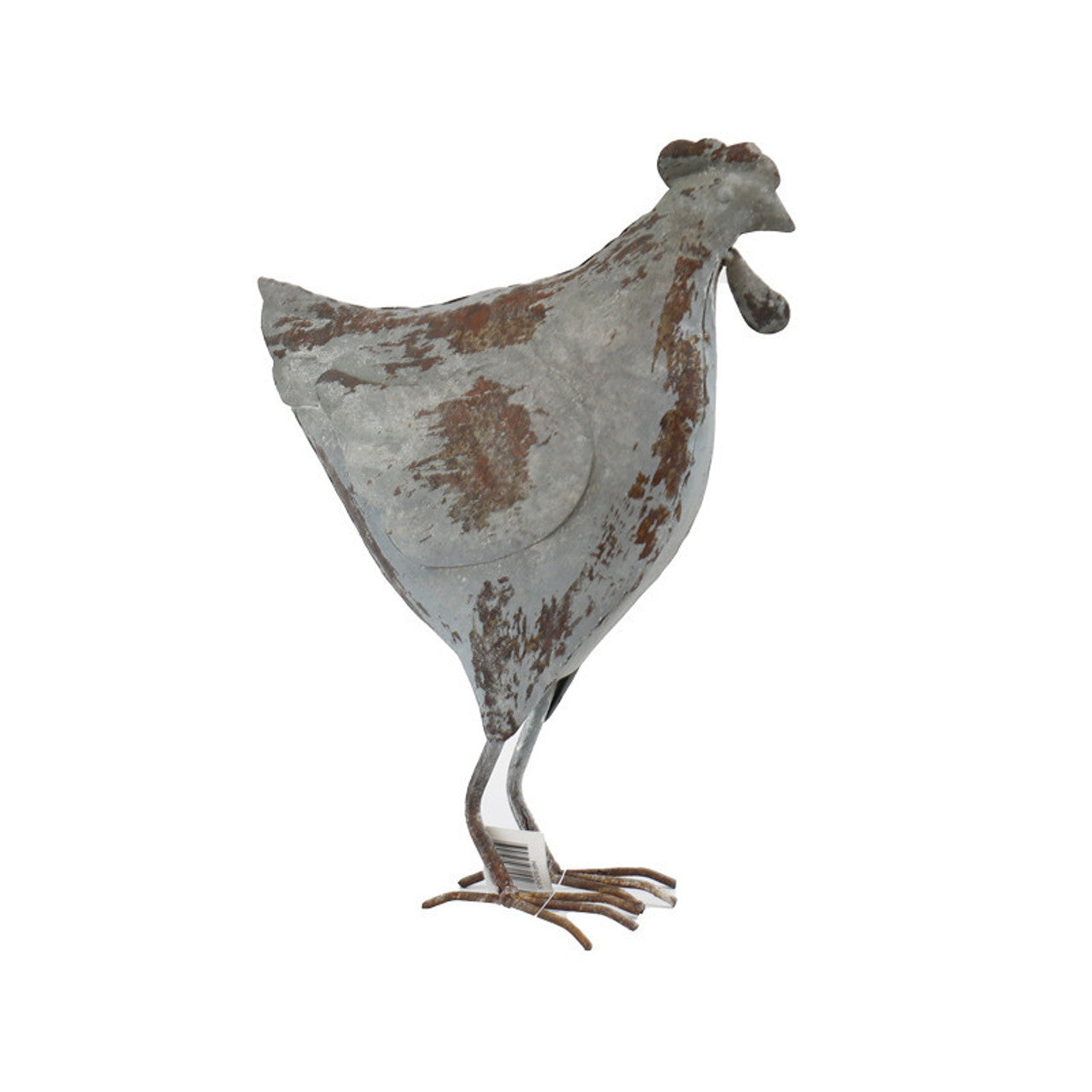 Small Rustic Hen Garden Decor