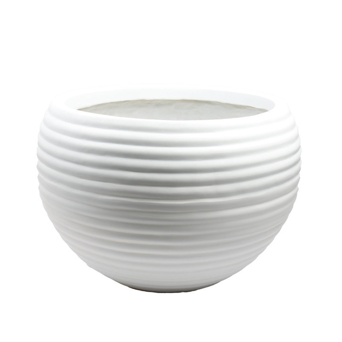 White Striped Lightweight Pot