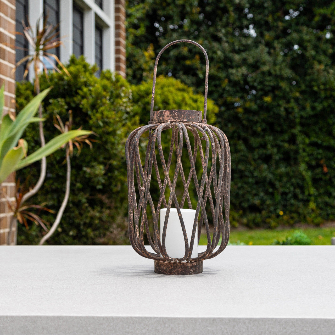 Lattice Metal Lantern