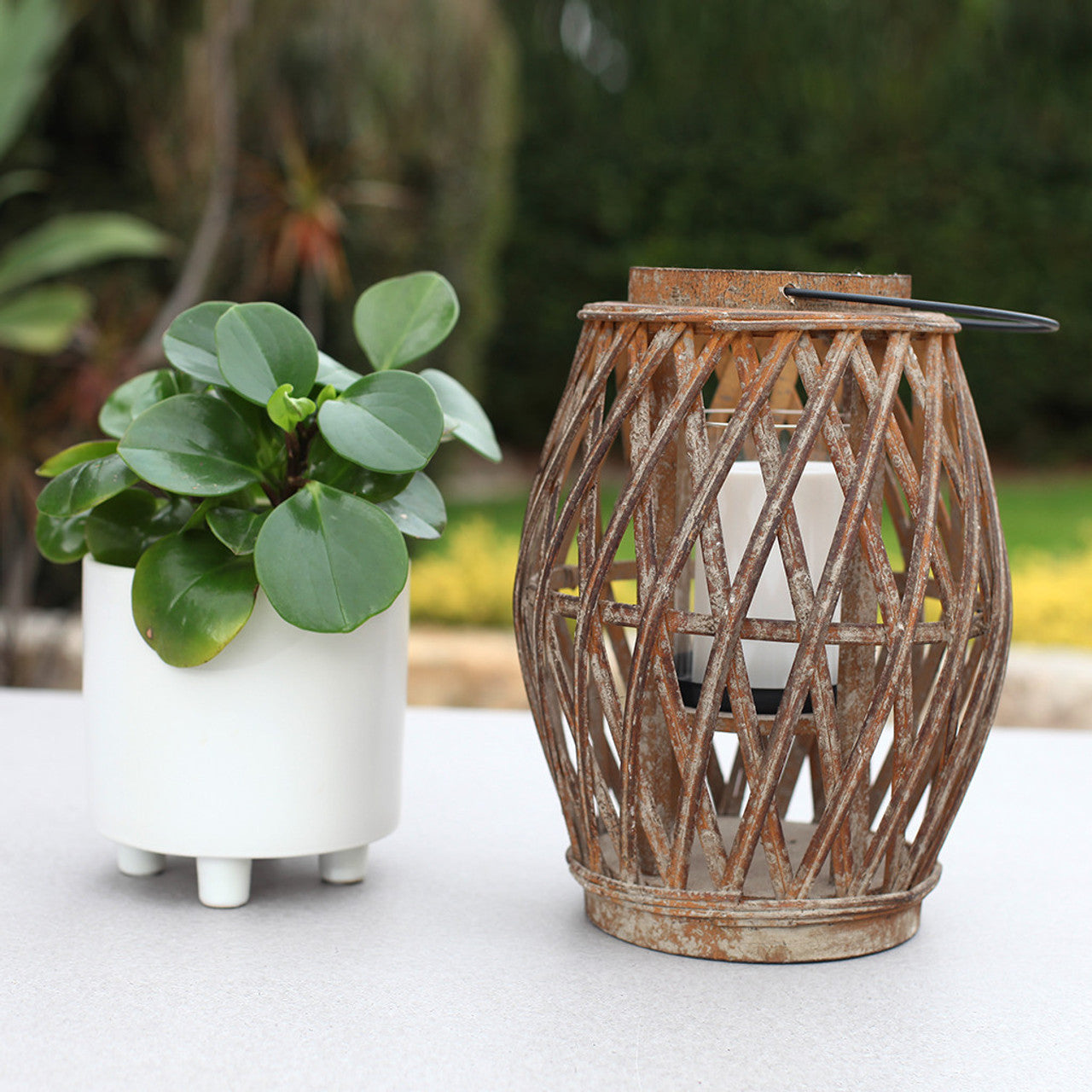 Lattice Bamboo Lantern