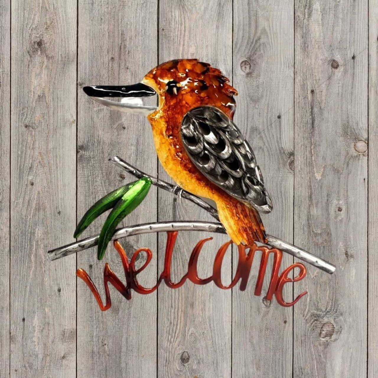 Welcome Kookaburra Wall Art