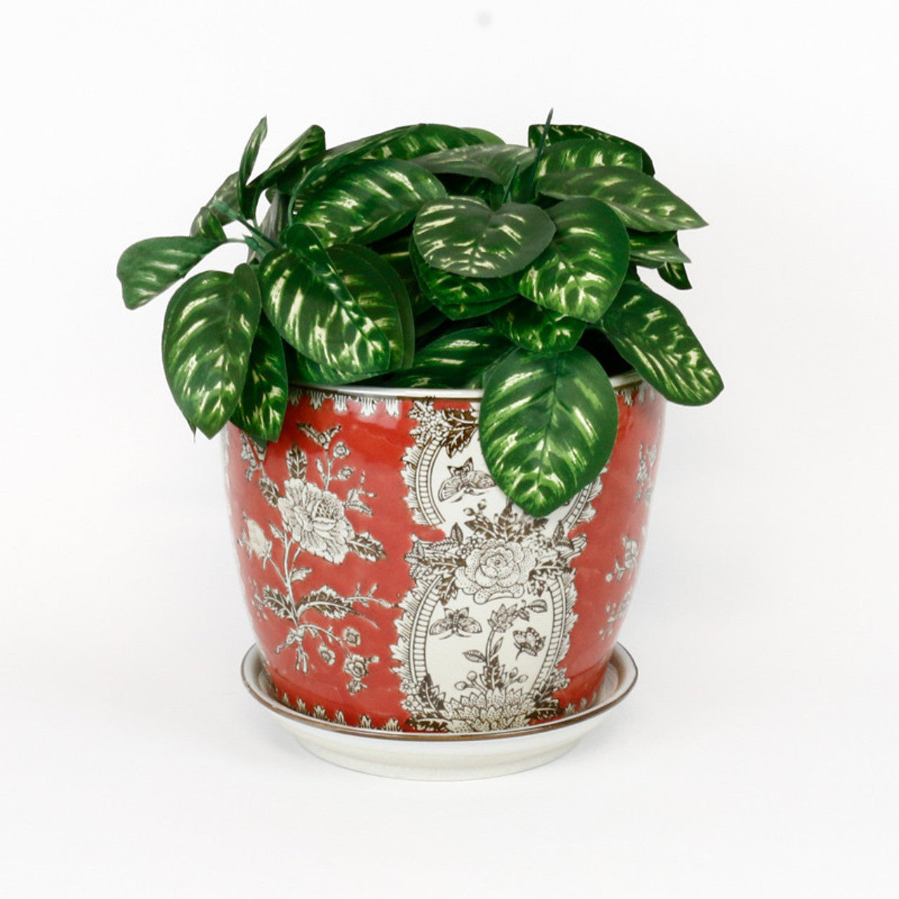 Tangerine Ceramic Planter