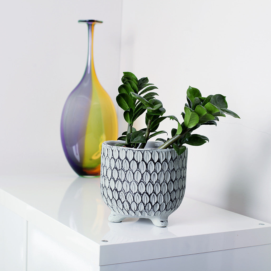 Embossed Leaf Planter