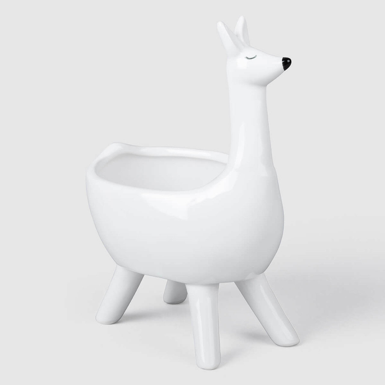 Reindeer Ceramic Cactus Pot