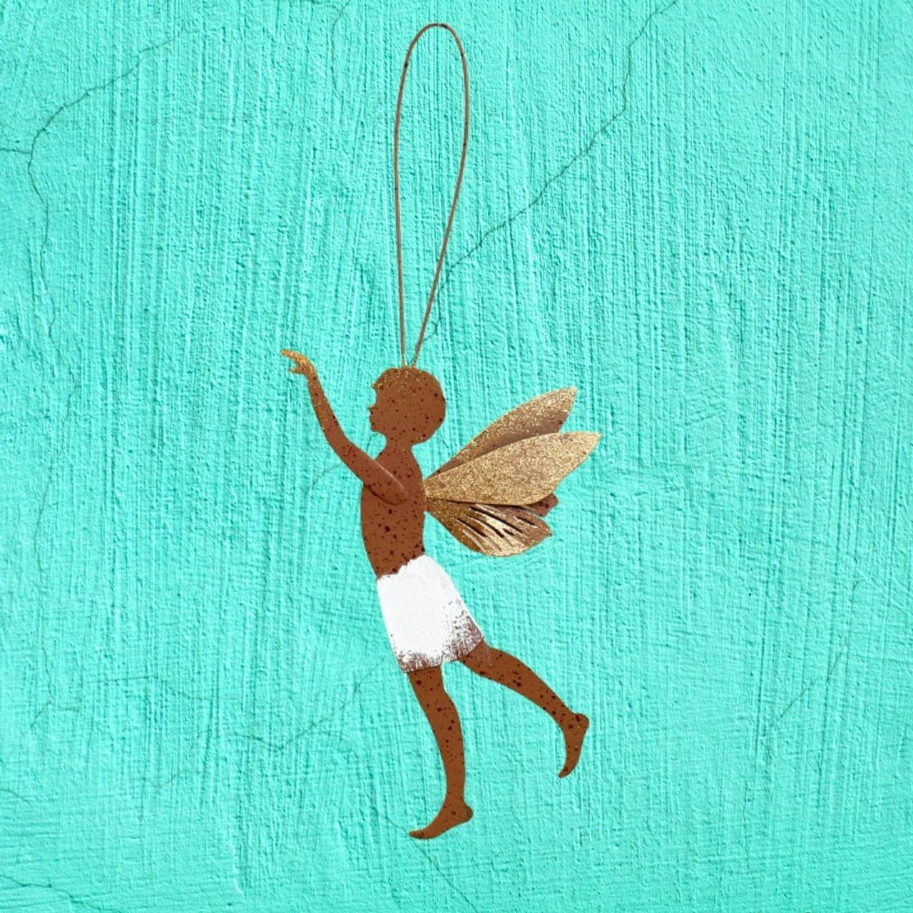 Rustic Hanging Fairy Or Elf Decor