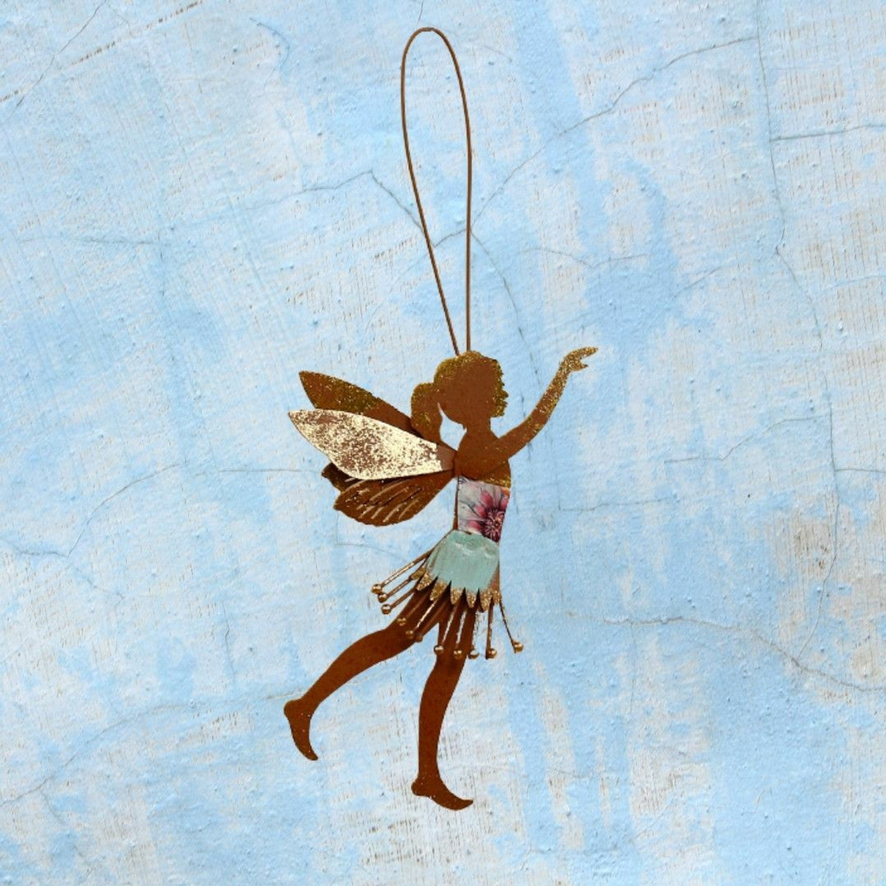 Rustic Hanging Fairy Or Elf Decor