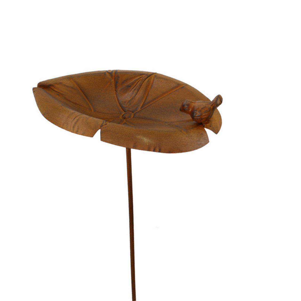 Bird on Leaf Stake