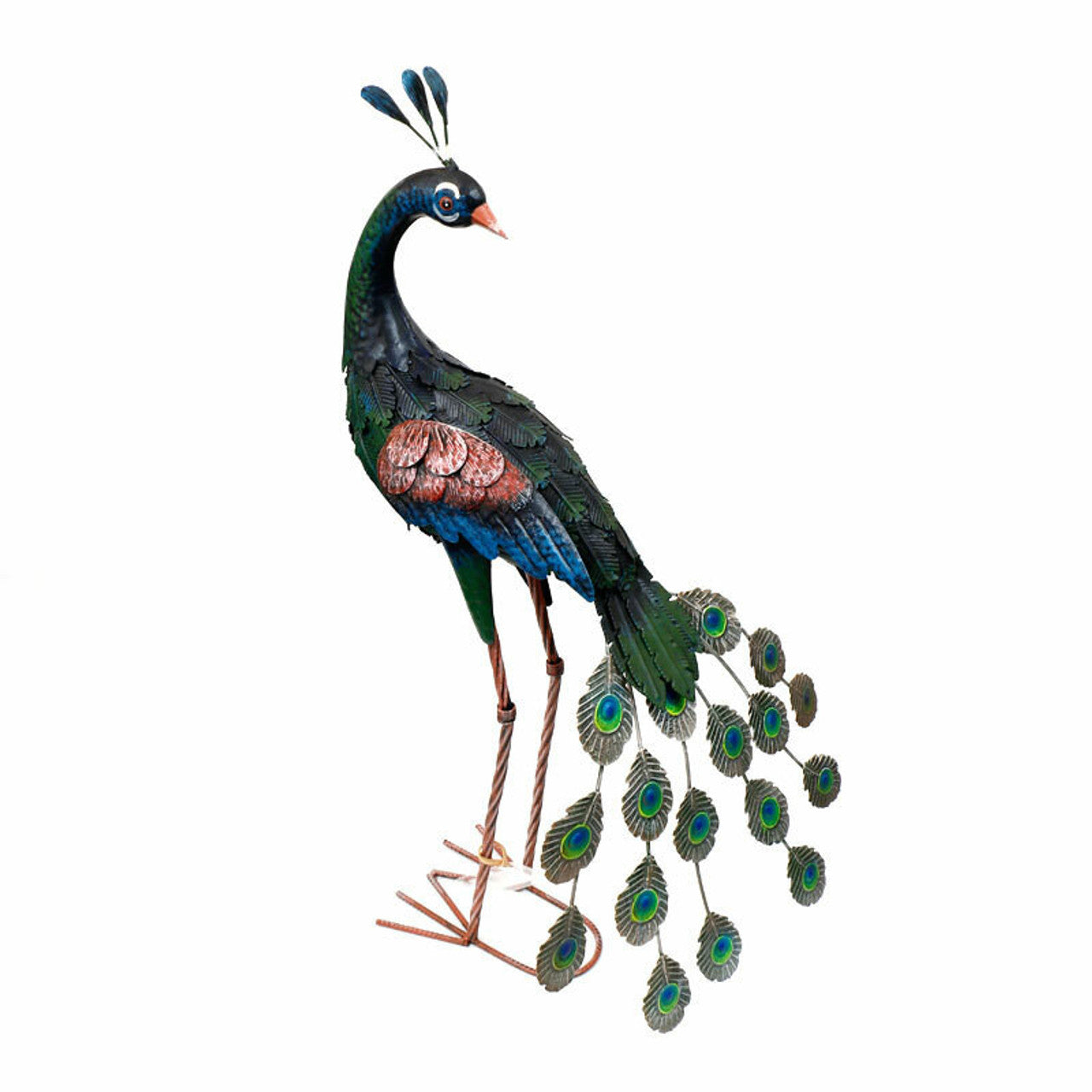Standing Peacock Garden Decor