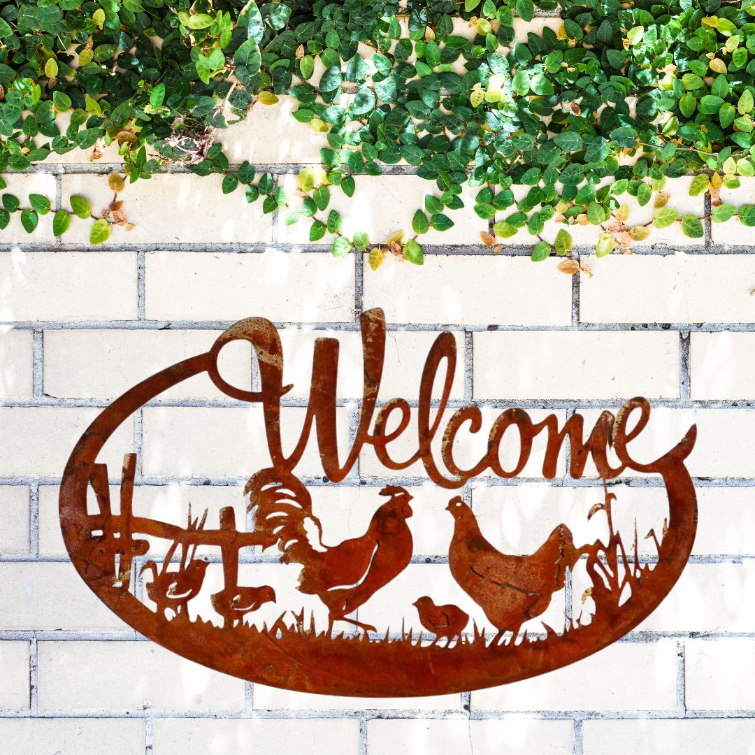 Hen Welcome Sign
