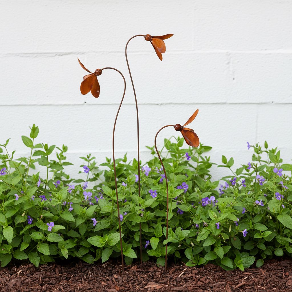 Daydream Blooms Rustic Garden Stake