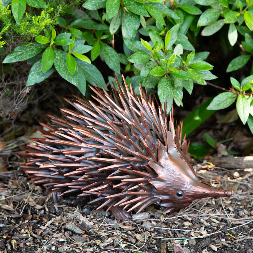 Handcrafted Metal Echidna Garden Decor