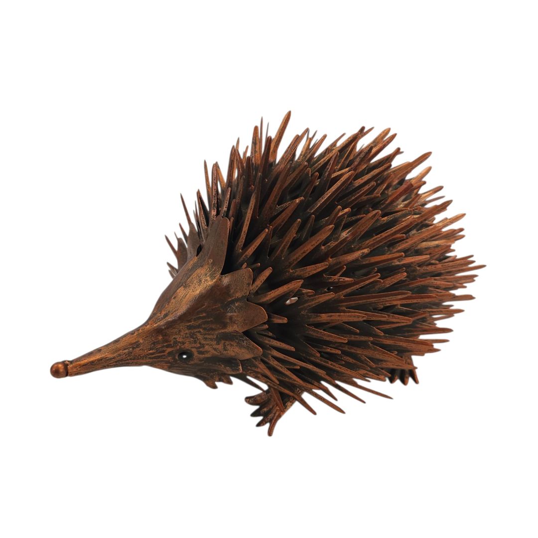 Handcrafted Metal Echidna Garden Decor