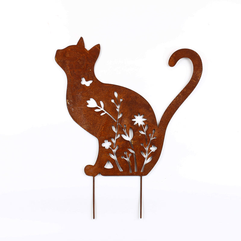 Curious Cat Garden Stake