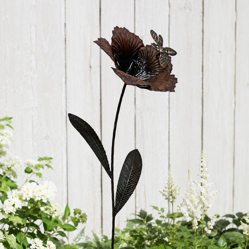 Flowerbee Metal Garden Stake