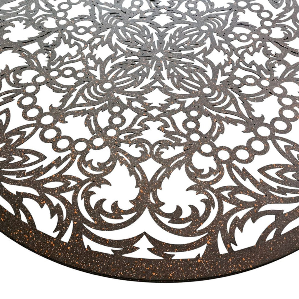BAROQUE BLOSSOM MANDALA WALL ART
