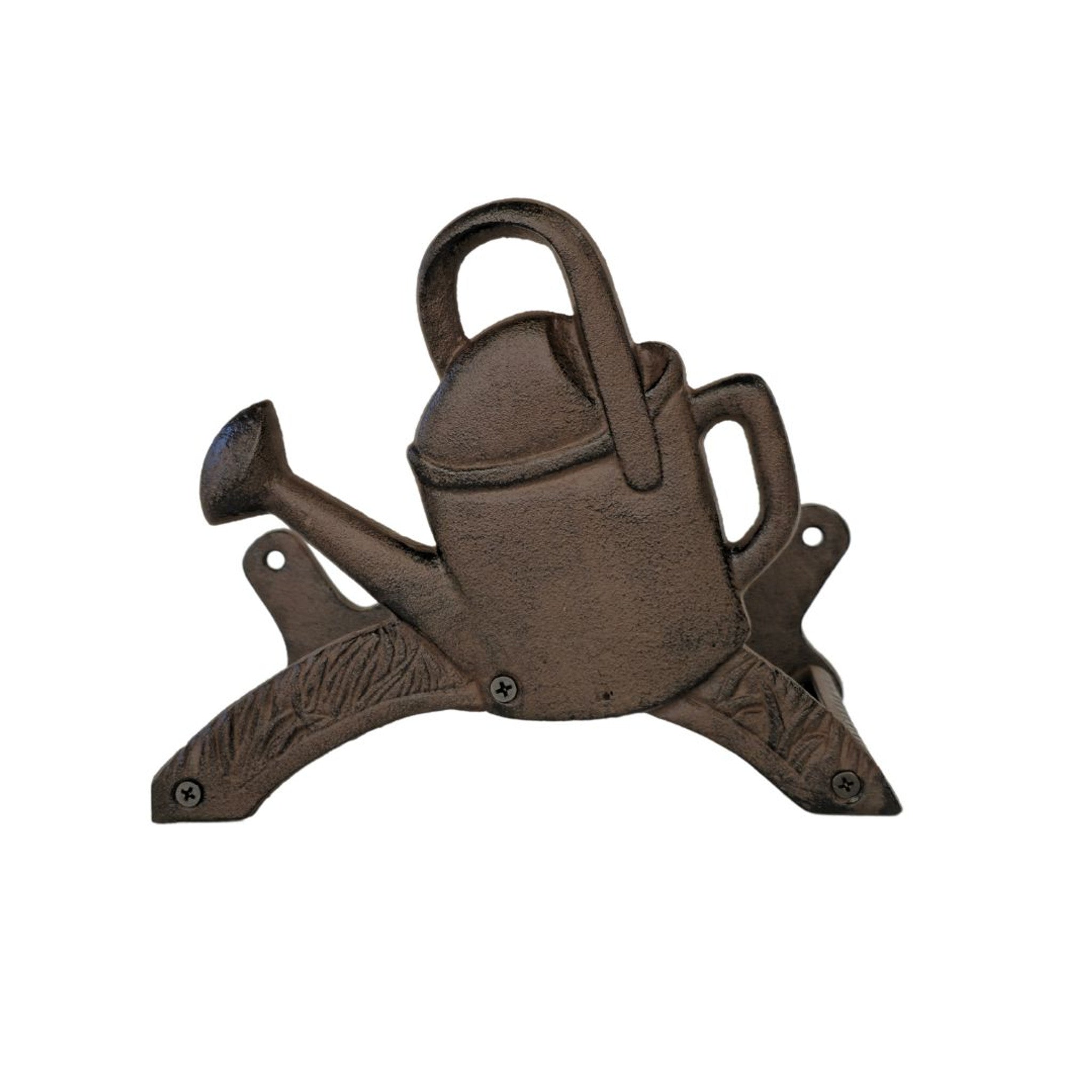 Cast iron watering can hose hanger