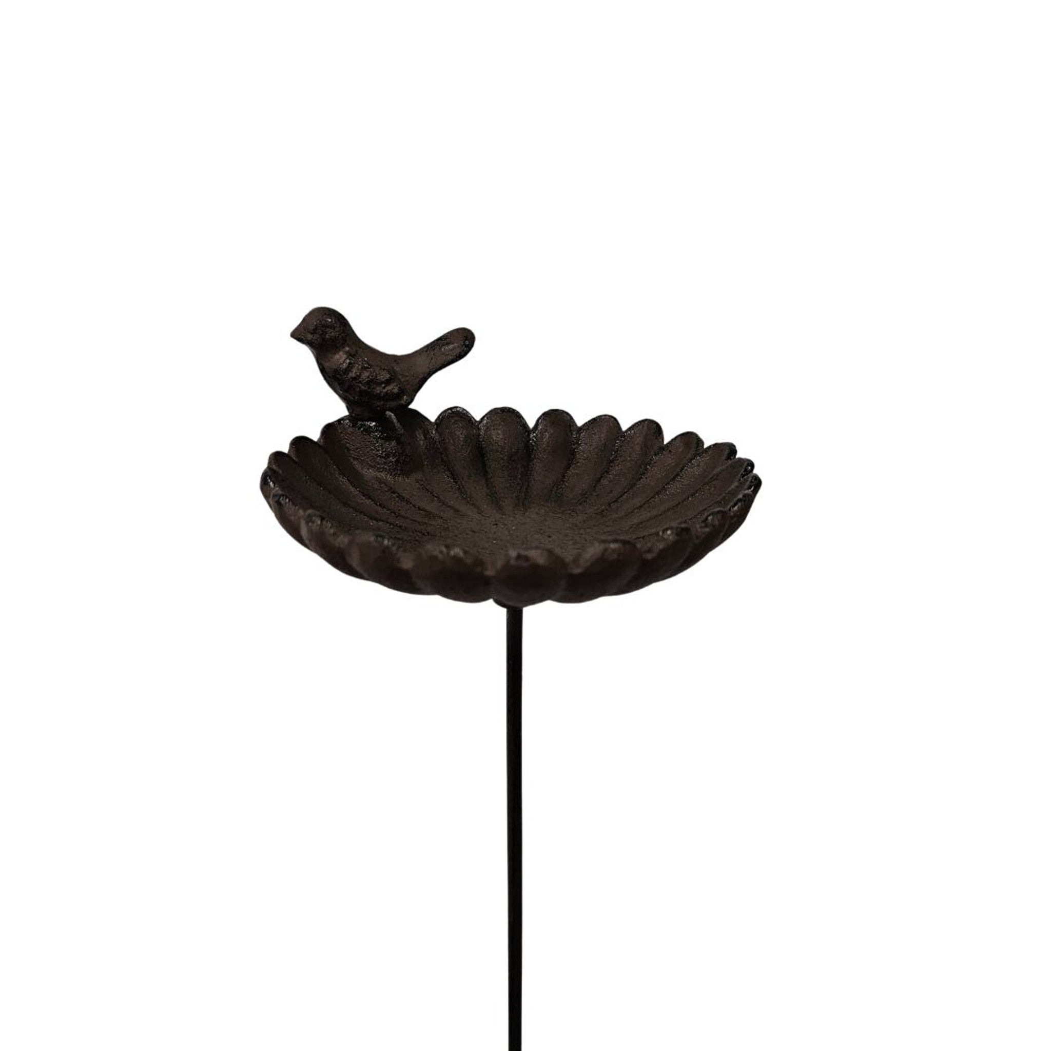 Cast iron flower birdfeeder