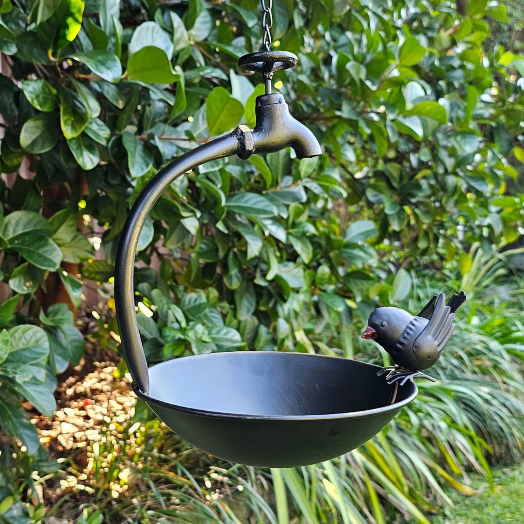 Tap Bird Feeder Garden Decor