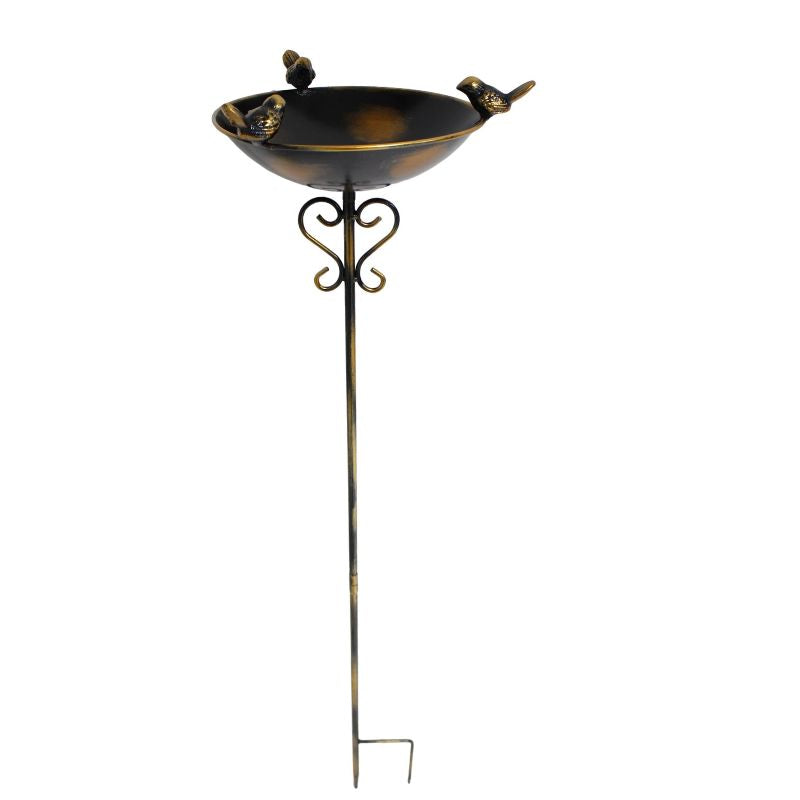Bird Feeder Bowl on Garden Stake