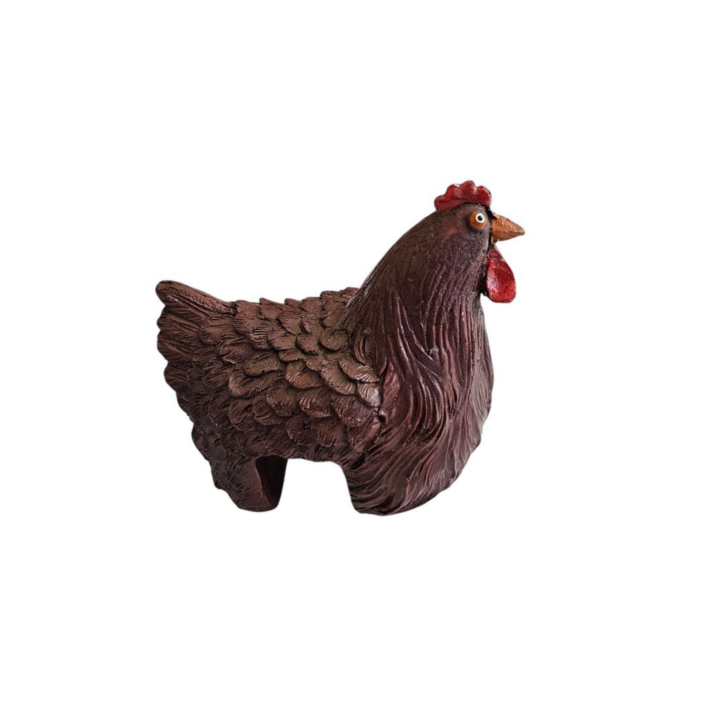 FENCE HEN - BROWN