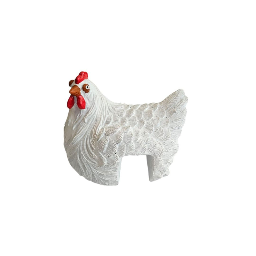FENCE HEN - WHITE