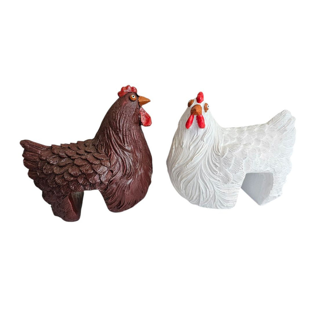 FENCE HEN - BROWN