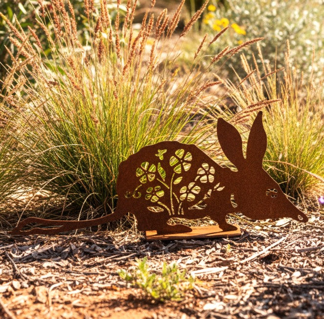 Rust Bilby Garden Figurine