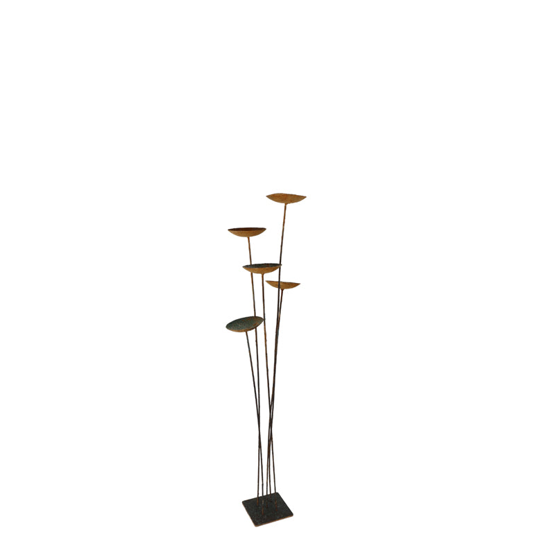 Patina Flower Garden Stake