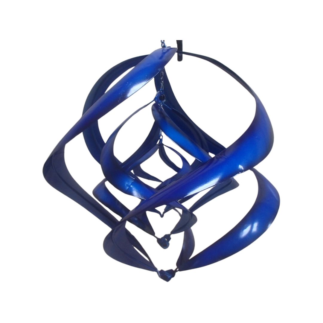 Blue Mirage Triple Hanging Spinner