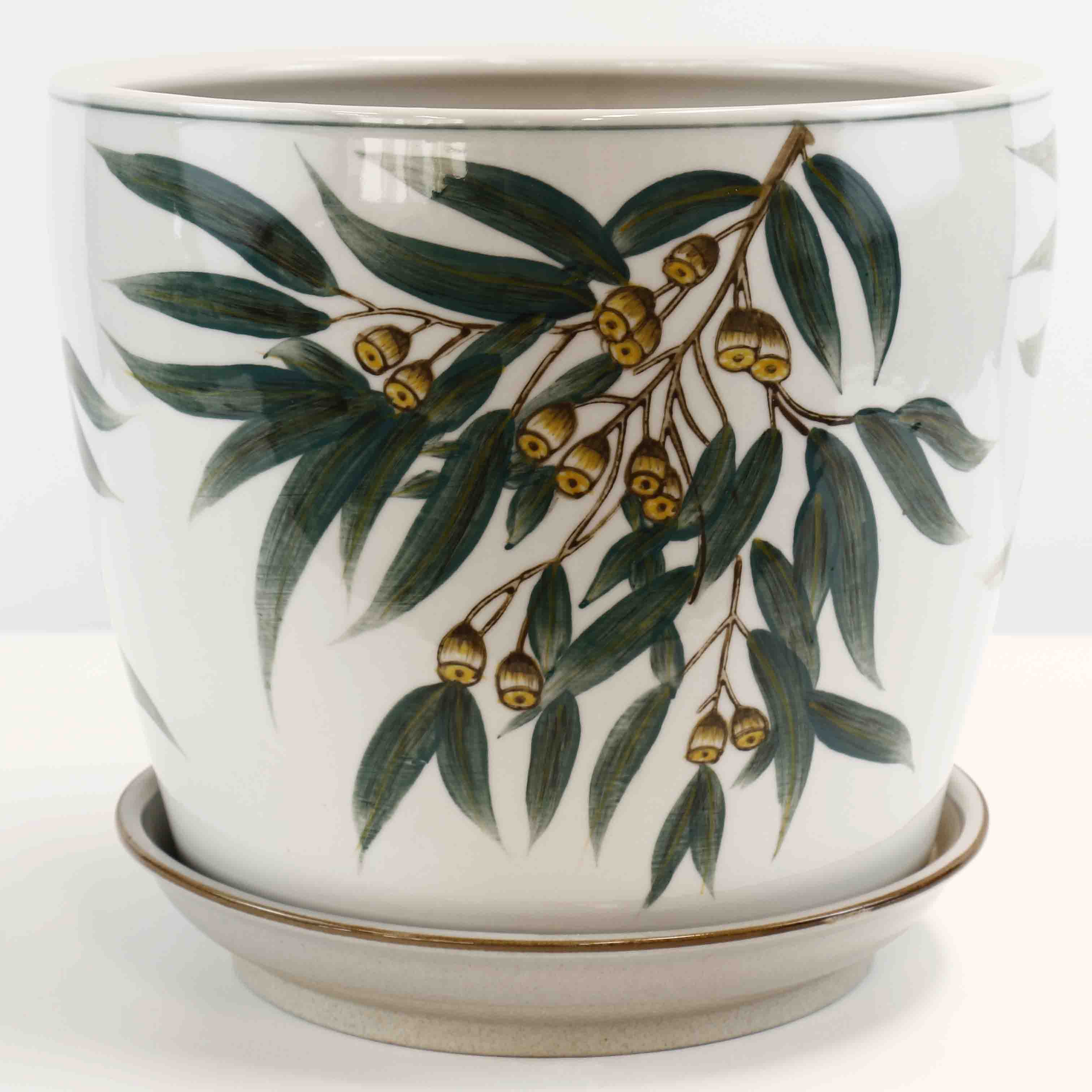 Gum Nut Ceramic Planter
