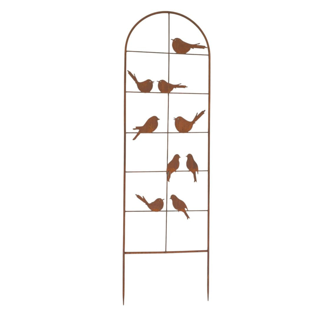 Birds on Wire Garden Trellis