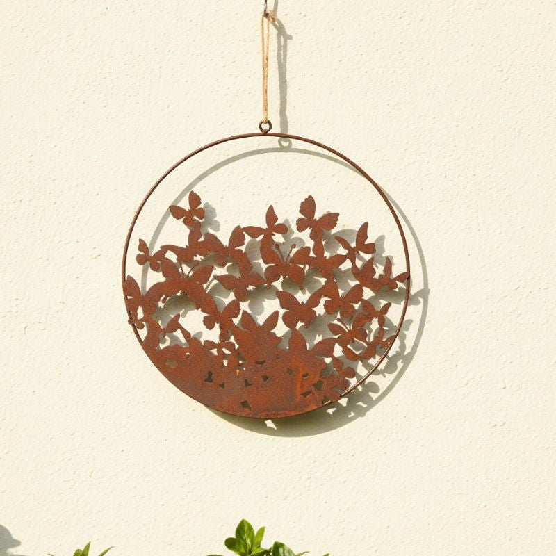 Butterfly Dreams Circle Wall Art