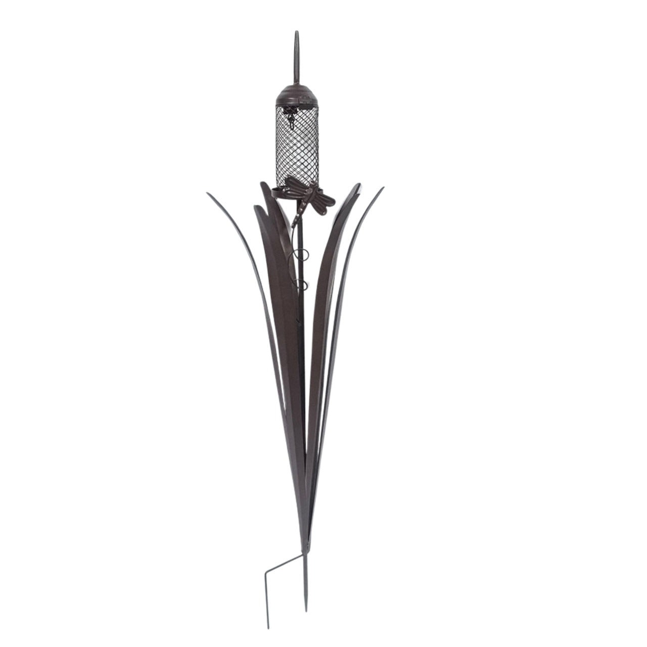 Rustic Bulrush Garden Bird Feeder