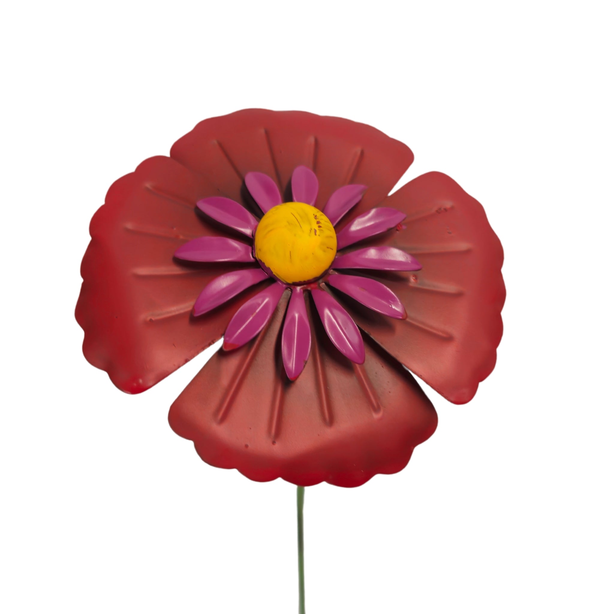 RED FLOWER STAKE