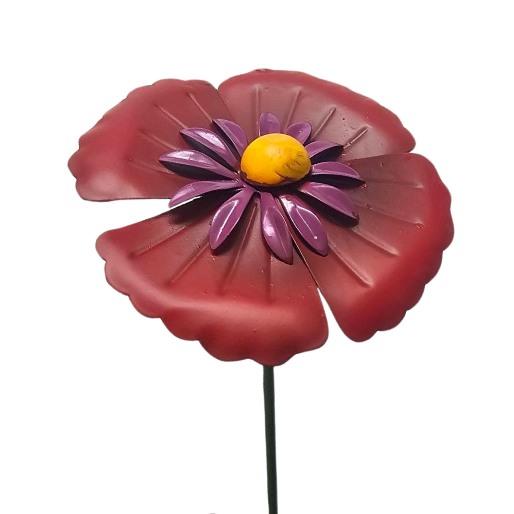 RED FLOWER STAKE