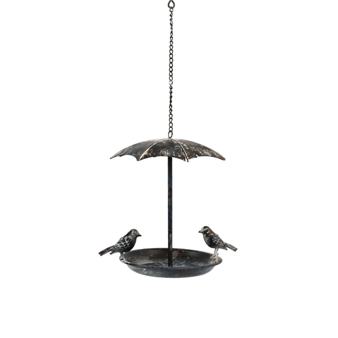 Rustic Umbrella Bird Feeder