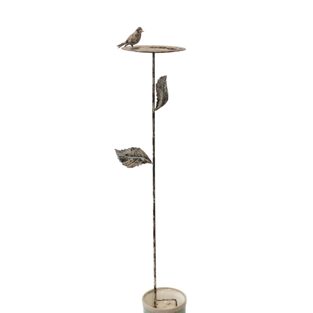 Rustic Decorative Bird Feeder Stake