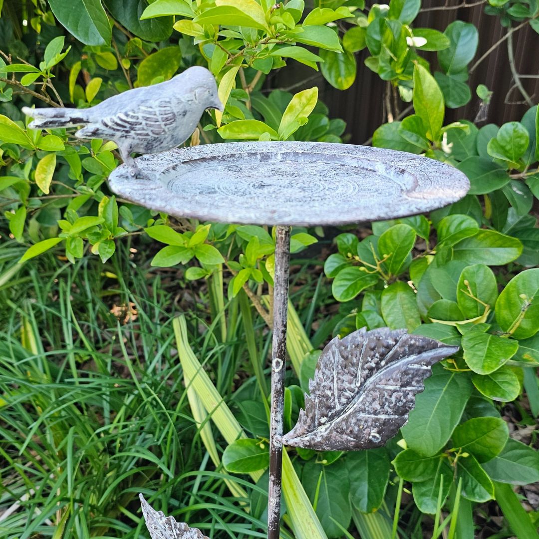 Rustic Decorative Bird Feeder Stake