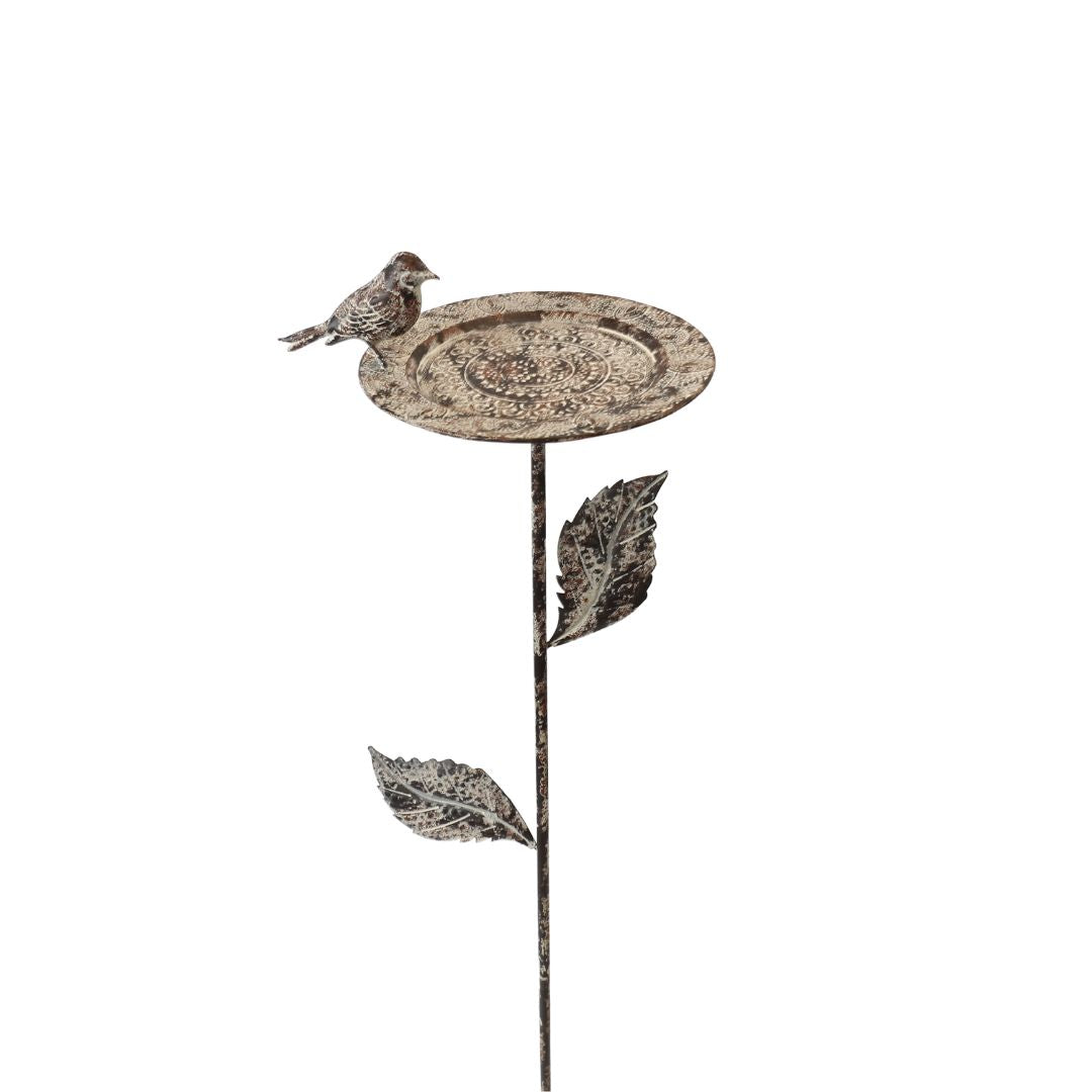 Rustic Decorative Bird Feeder Stake